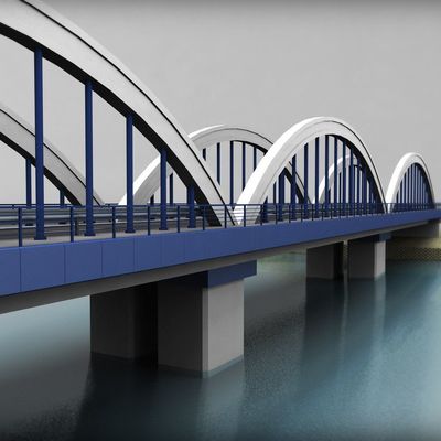 উচ্চ শক্তি স্টিল কাঠামো সেতু
