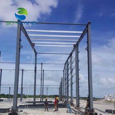 গুদাম/কারখানা/কর্মশালা/হ্যাঙ্গারের জন্য প্রিফ্যাব্রিকেটেড স্টিল স্ট্রাকচার বিল্ডিং