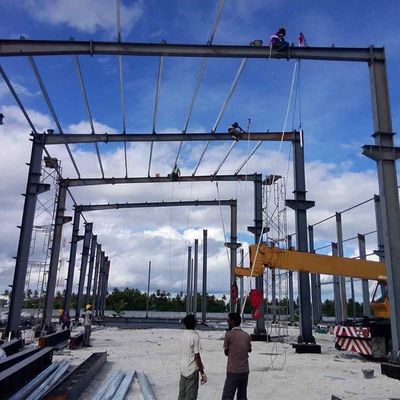 টেকসই সাশ্রয়ী মূল্যের হালকা ইস্পাত কাঠামো গুদাম প্রিফ্যাব্রিকেট
