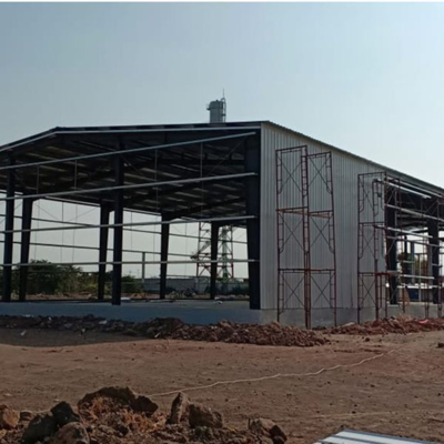 কাস্টম স্টিল স্ট্রাকচার গুদামঘর Q235 Q355 গ্রেড স্টিল