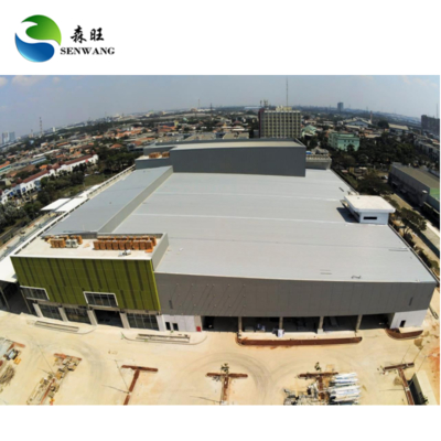 ISO 9001-2008 সনদ সহ ইস্পাত কাঠামোর গুদাম