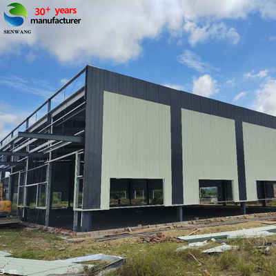 H ফ্রেম Q235/Q355 স্টিলের সাথে প্রিফেব্রিকেটেড স্টিল গুদাম