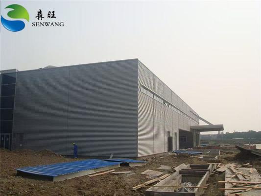 কাস্টমাইজযোগ্য আকার ইপিএস স্যান্ডউইচ প্যানেল এবং ইঞ্জিনিয়ার অন সাইট ইনস্টলেশন সঙ্গে ইস্পাত কাঠামো কর্মশালা