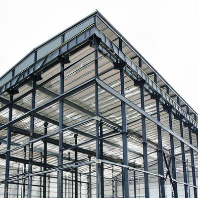 ইউরোপীয়ান এস২৩৫ ও এস৩৫৫ হট-রোল্ড স্টিল এবং পেইন্টিং সারফেস ট্রিটমেন্ট সহ স্টিল স্ট্রাকচার গুদাম