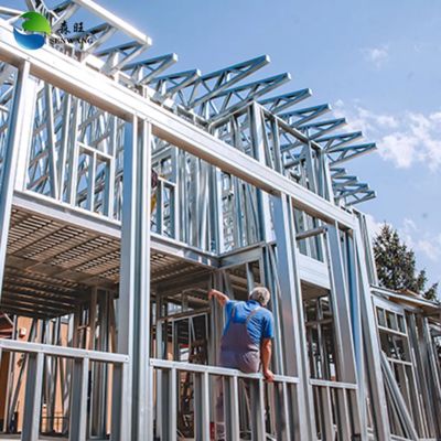 ভিক্টোরিয়ান এবং আধুনিক শৈলীর জন্য ইস্পাত স্যান্ডউইচ প্যানেল এবং CAD অঙ্কন ডিজাইন সহ বোল্ট সংযোগ ইস্পাত কাঠামো গুদাম