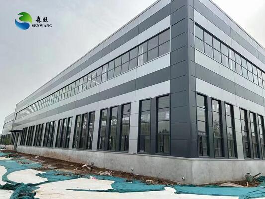 হালকা ইস্পাত Q355 এবং স্বল্প নির্মাণ সময় সহ ভূমিকম্প প্রতিরোধী ৯-পয়েন্ট স্টিল স্ট্রাকচার ওয়ার্কশপ