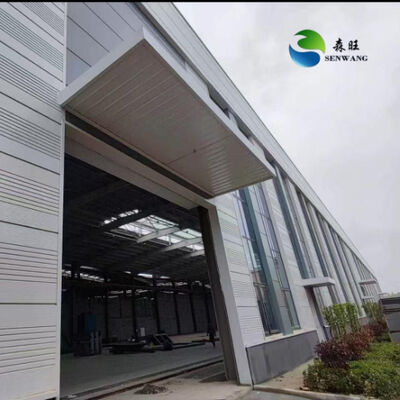 Earthquake Resistant 7~9 Grade Steel Structure Warehouse with Fireproof Waterproof Windproof Features and Solid H-shape Steel Beam