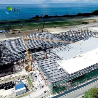 ইঞ্জিনিয়ার গাইডেন্স অন সাইট স্টিল স্ট্রাকচার গুদাম 50 বছর সেবা জীবন এবং নমনীয় নকশা সঙ্গে