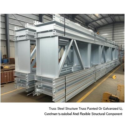 আবহাওয়া প্রতিরোধী ইস্পাত কাঠামো ট্রাস ক্লাস এ অগ্নিরোধী রেটিং এবং কাস্টমাইজযোগ্য উচ্চতা 6-50m