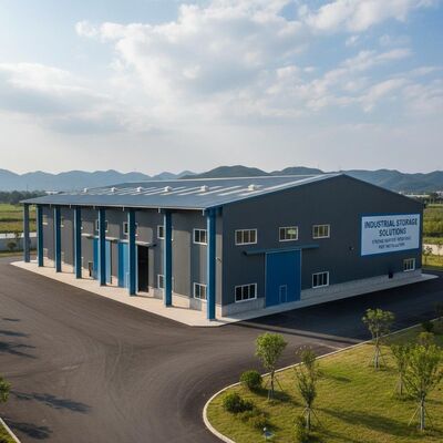 কাস্টমাইজড ≥5000m2 পরিবেশ বান্ধব প্রিফ্যাব্রিকেটেড স্টিল স্ট্রাকচার গুদাম বায়ু লোড প্রতিরোধের 0.45 KN / m2 পর্যন্ত