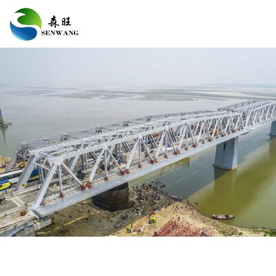 ৭০ বছরের ব্যবহারযোগ্য জীবন, বায়ুরোধী নকশা এবং প্রিফ্যাব্রিকেটেড নির্মাণ সহ টেকসই ইস্পাত কাঠামোর সেতু
