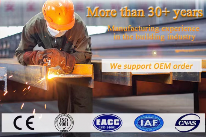 Q355 অথবা Q235 ফ্রেম গুদাম প্রিফ্যাব্রিকেটেড ধাতু কর্মশালা কারখানা 0