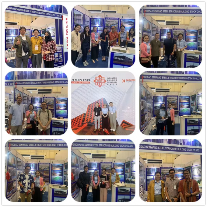 Q355 অথবা Q235 ফ্রেম গুদাম প্রিফ্যাব্রিকেটেড ধাতু কর্মশালা কারখানা 1